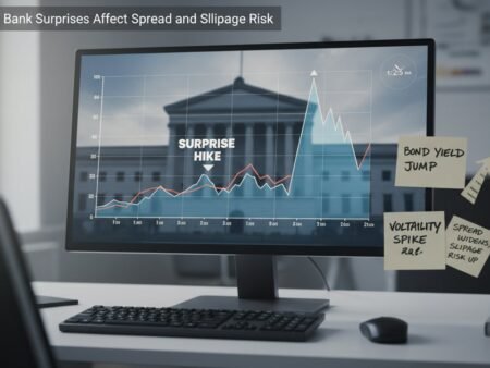 How Central Bank Surprises Affect Spread and Slippage Risk